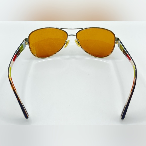 Coach HC7003 Gold Pilot Sunglasses Frames Only - Picture 6 of 8